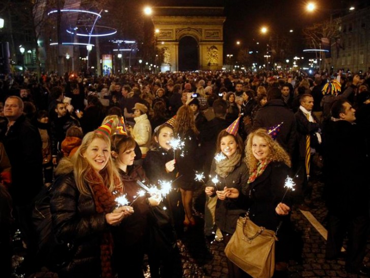 Празднование Нового Года во Франции