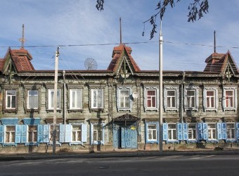 Деревянные дома в Иркутске