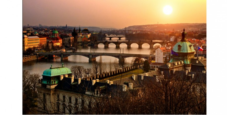 Панорама Праги (Чехия)