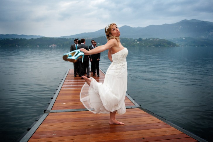 Свадьба на озере Орта (Италия)