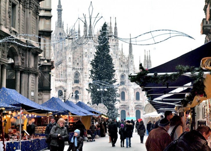 Зима в Милане