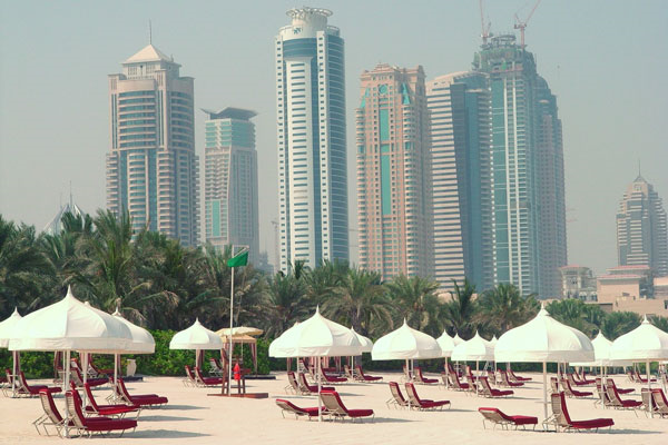пляж Дубая
