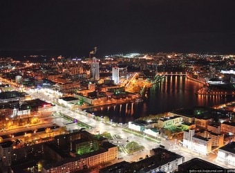 Ночной Екатеринбург