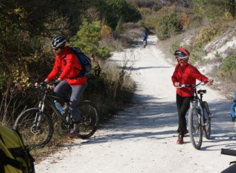 Занятие велоспортом в Крыму